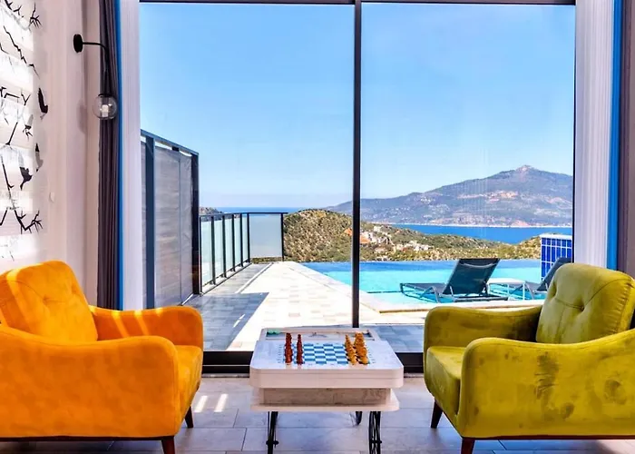 别墅 Ulugoel 2 Bedroom Seaview With Private Pool 卡尔坎